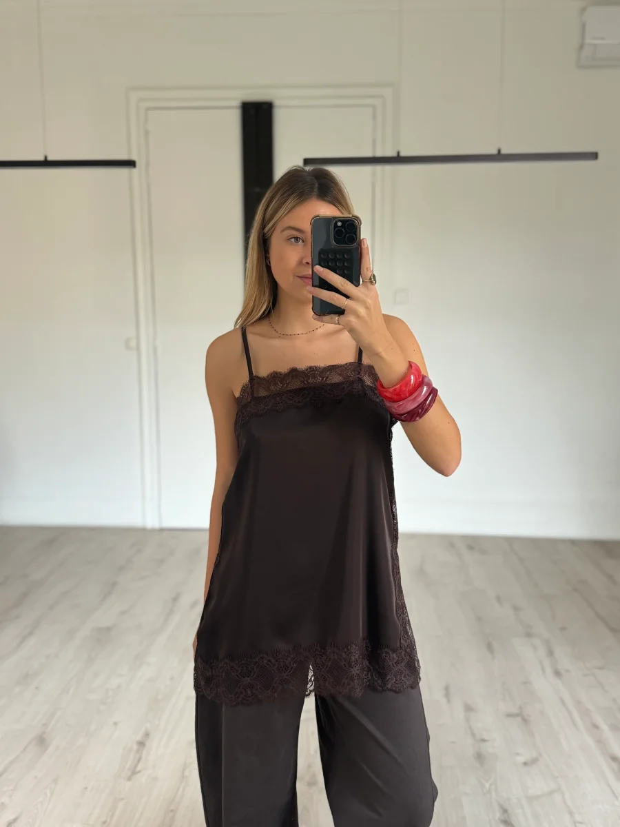 Débardeur dentelle droit – Image 3