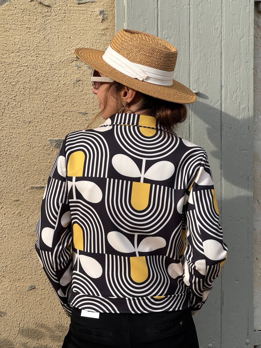 Veste SEVENTIES n°182 moutarde Hippocampe – Image 8