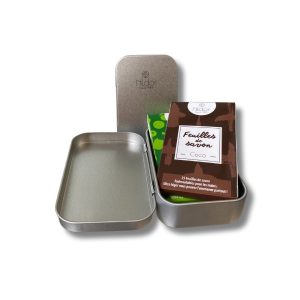 Boite feuilles de savon