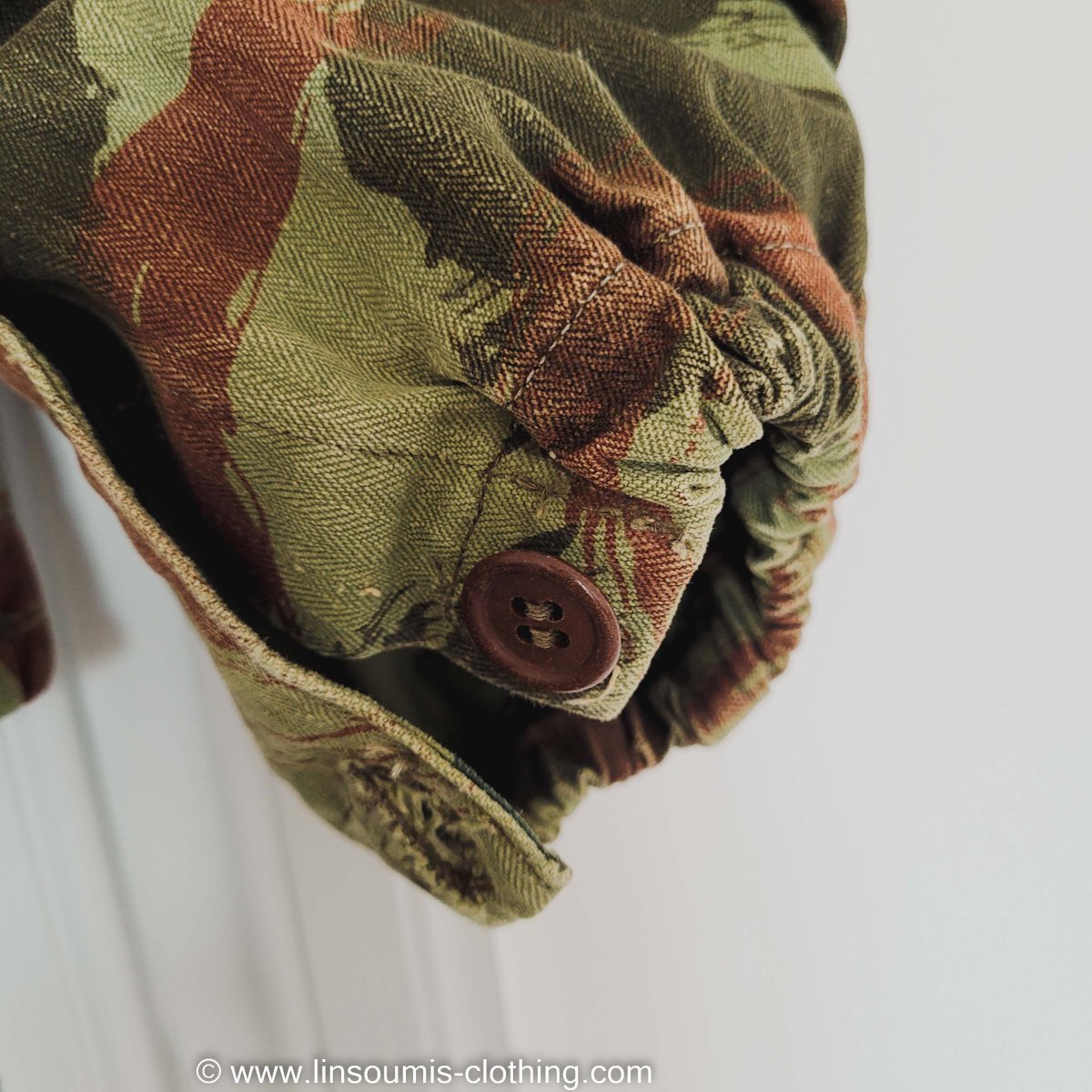 Rare french lizard camo paratrooper 1947 to 1956 jacket / Rare veste para 47/56 français Indochine – Image 6