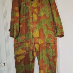 Italian  paratrooper tanker San Marco camo  coverall ww2 / combinaison italienne de para camo San Marco