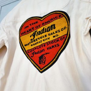 Coverall American Vintage hand embroidered chainstitch method combinaison  brodée à la main INDIAN