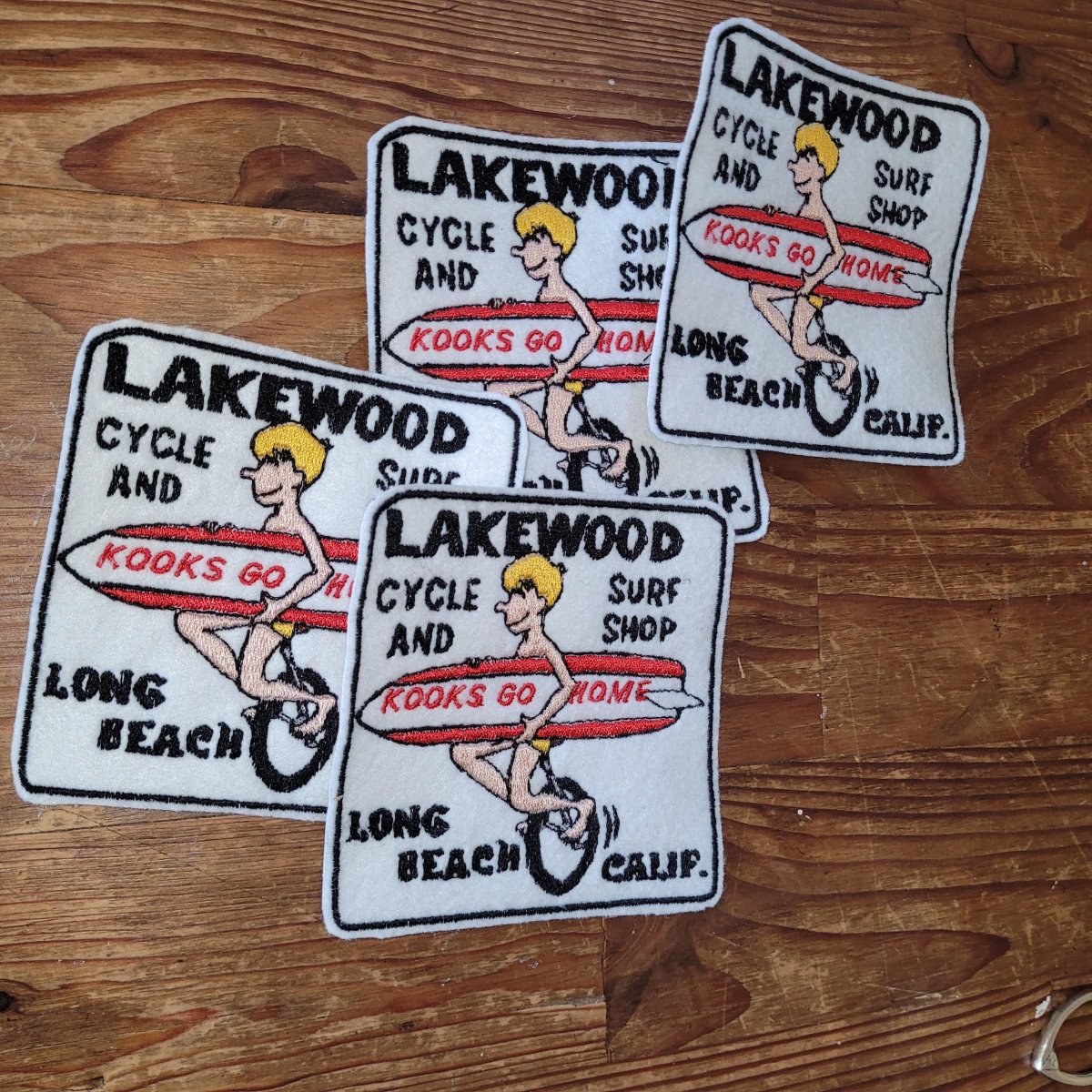Patch Brodé"LAKEWOOD SURF beach" – Image 7