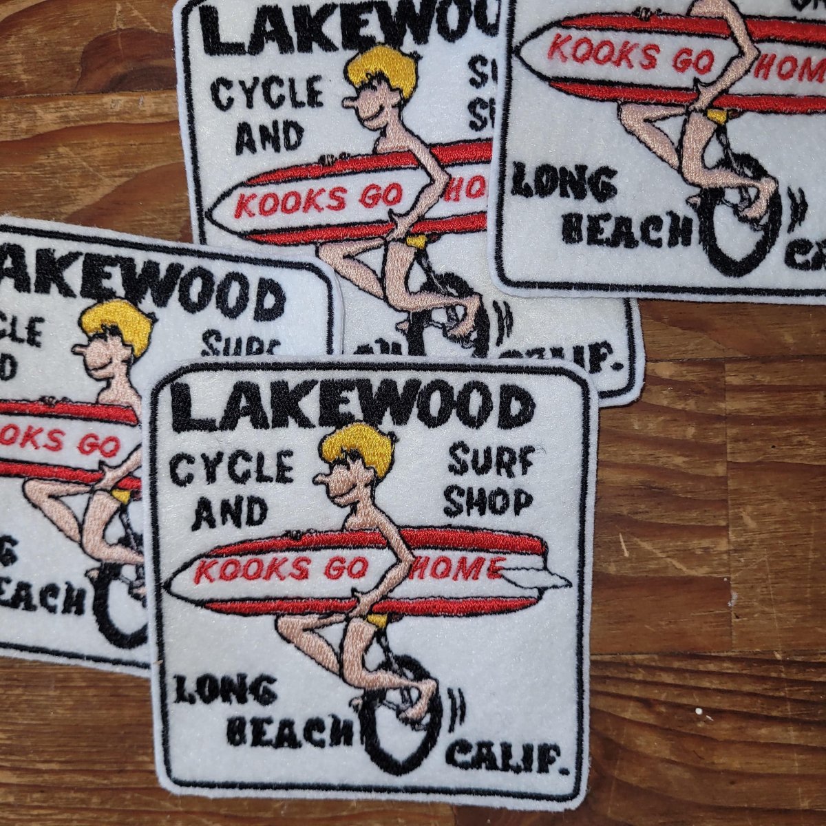 Patch Brodé"LAKEWOOD SURF beach" – Image 6