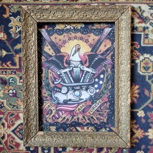 Backpatch "Quad Cams in memory Richie Pan" EAGLE OLD SCHOOL