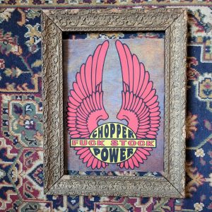 Backpatch  "Chopper power fuck stock"