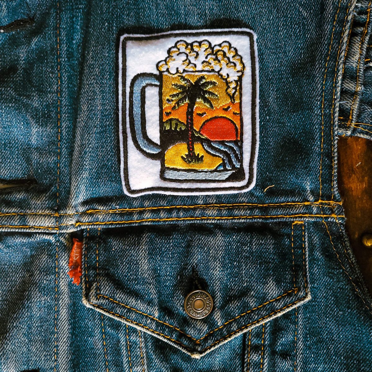 Patch brodé "Beer Sunrise" – Image 7