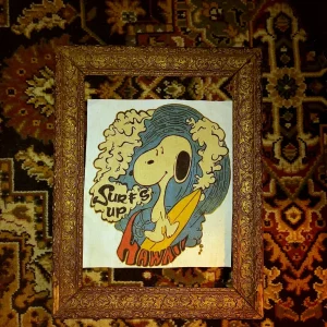 Backpatch "Surf's up Hawaï Snoopy "