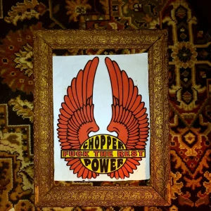 Backpatch "Chopper Power Fuck the rest" version rouge