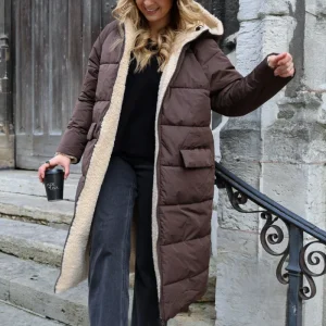 Doudoune réversible choco