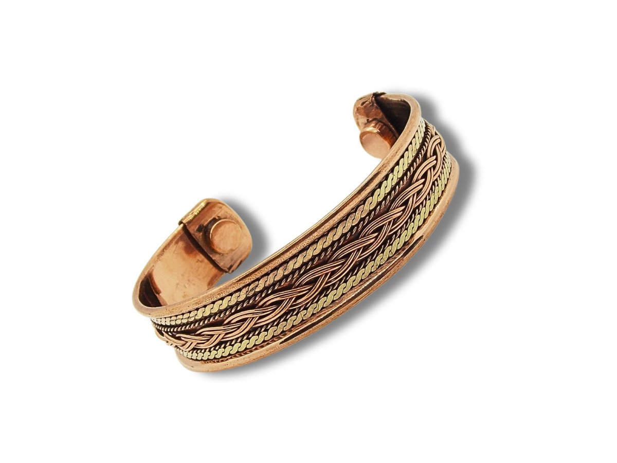 Bracelet en cuivre et doré – Image 2