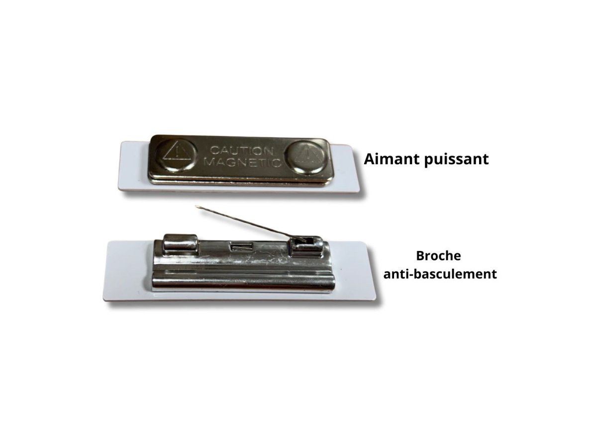 Badge employée en pharmacie plastique – Image 3