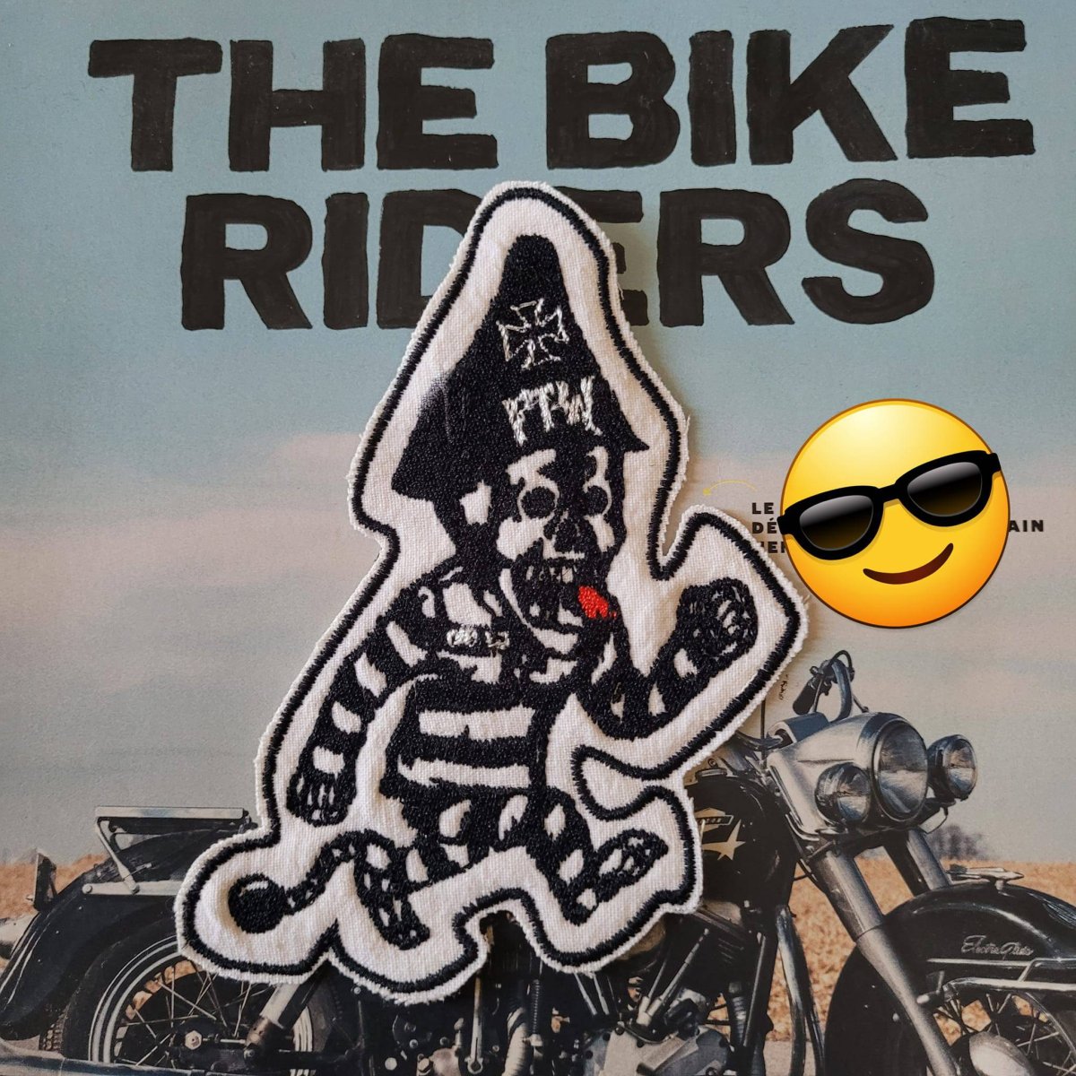 Patch Brodé "Prisonnier weirdo FTW" EN VIEUX TISSU COTON – Image 4