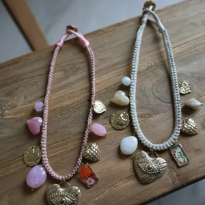 Collier corde pampille