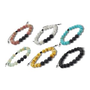 Bracelet diffuseur d&rsquo;huiles essentielles collection ethnique