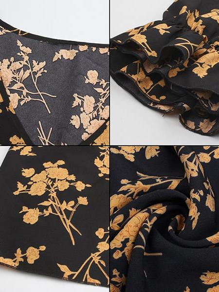 Robe fleurie bohème grande taille – Image 6