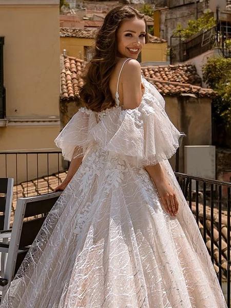 Robe de mariée fleurie haute couture – Image 6