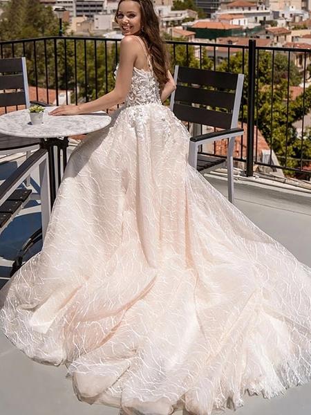 Robe de mariée fleurie haute couture – Image 4