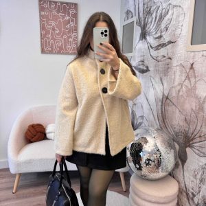 VESTE PALOMA BEIGE 100% COTON