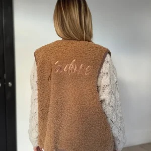 gilet "j'adore"