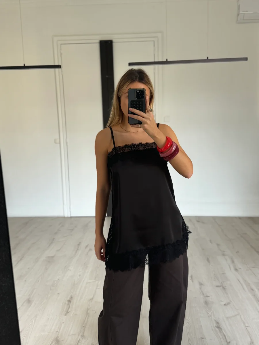 Débardeur dentelle droit – Image 4