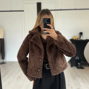 Veste mouton chocolat