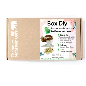 EVJF Atelier fleurs séchées -  Blanc beige, Tuto facile en vidéo