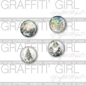 Badges Noël enchanté