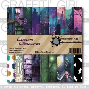 Bloc Papiers 15×15 Lueurs Obscures