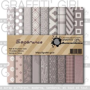 Bloc Papiers 15×15 Espérance