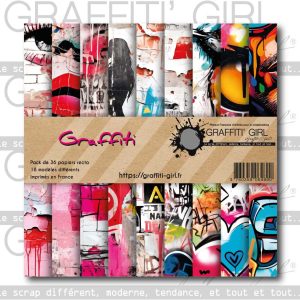 Bloc Papiers 15×15 Graffiti