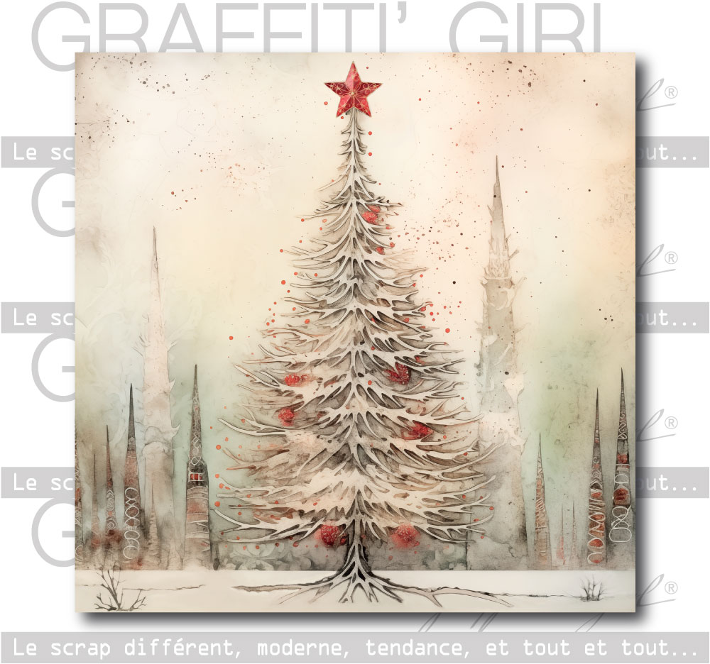 Bloc Papiers 15×15 Souffle d’hiver – Image 5