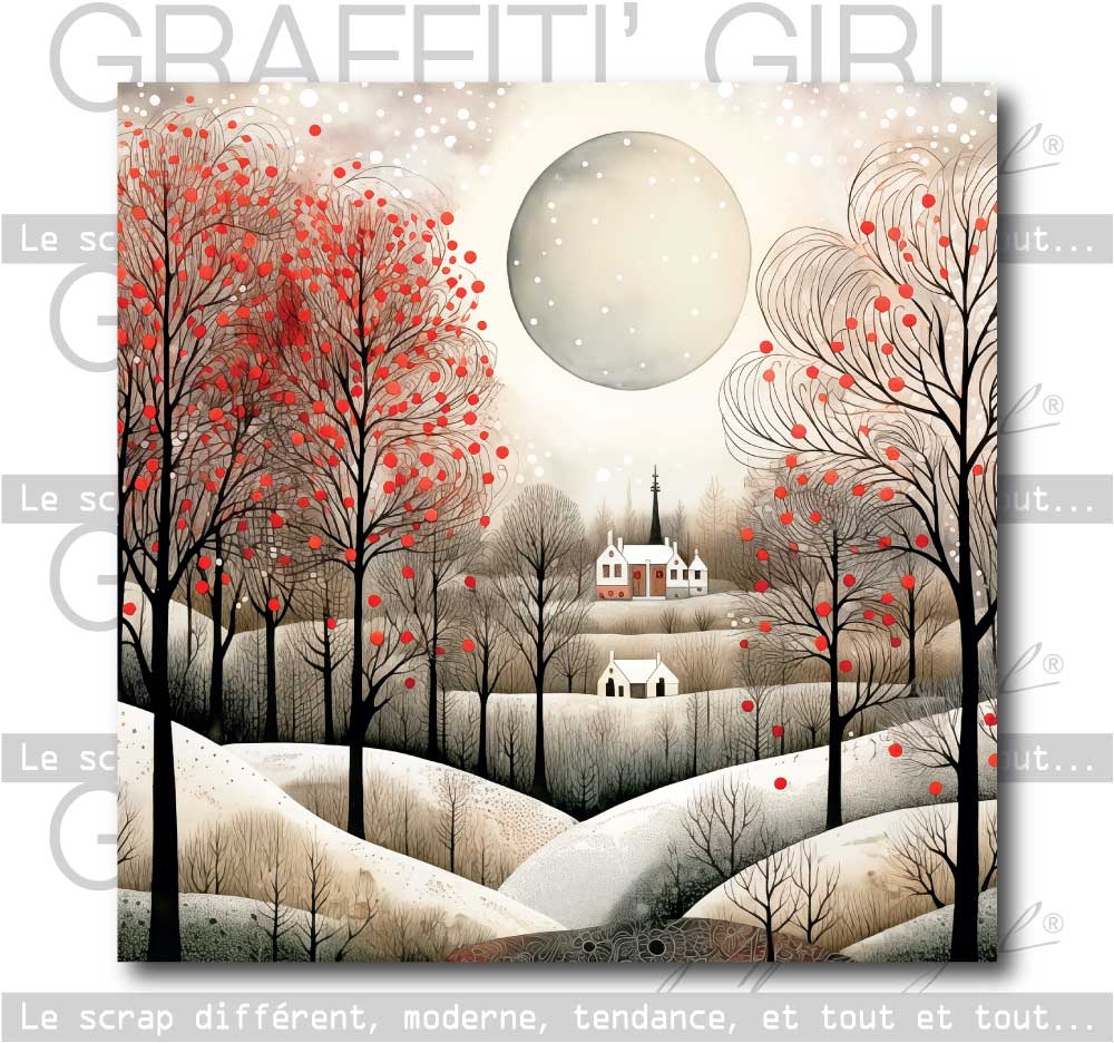 Bloc Papiers 15×15 Souffle d’hiver – Image 9