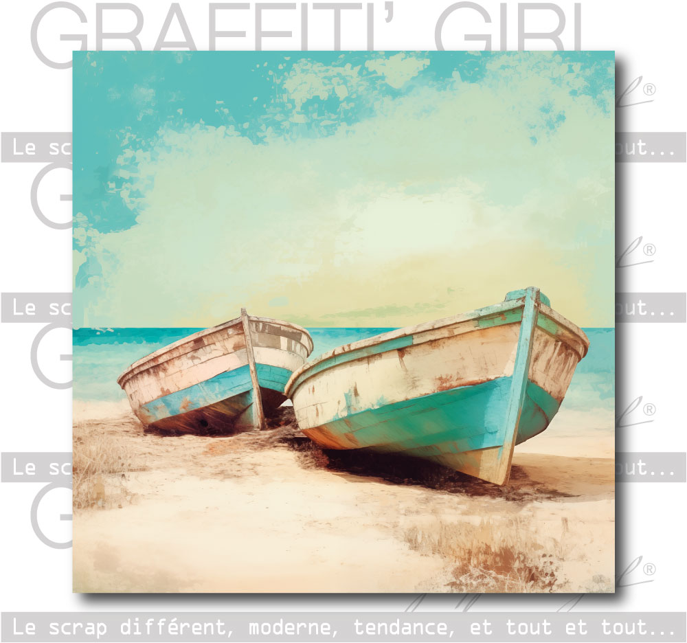 Bloc Papiers 15×15 Mer & sable – Image 5