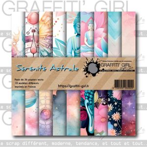 Bloc Papiers 15×15 Sérénité astrale