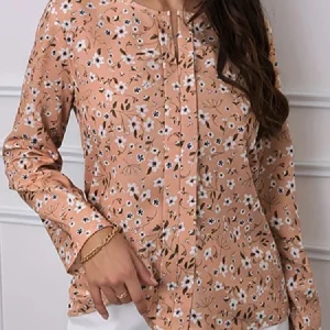 Blouse chemisier fleurie