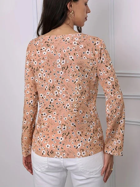Blouse chemisier fleurie – Image 5
