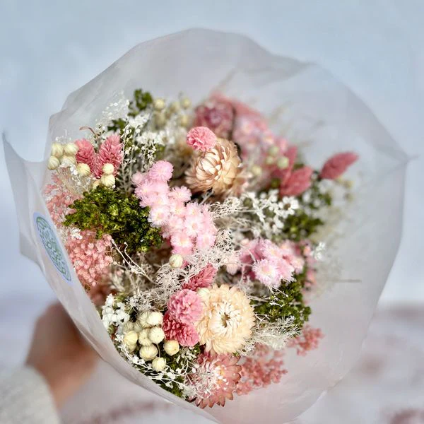 BOUQUET DE FLEURS Séchées BOHEME Rose – Image 3