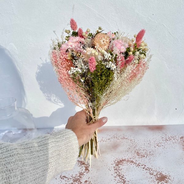 BOUQUET DE FLEURS Séchées BOHEME Rose – Image 4