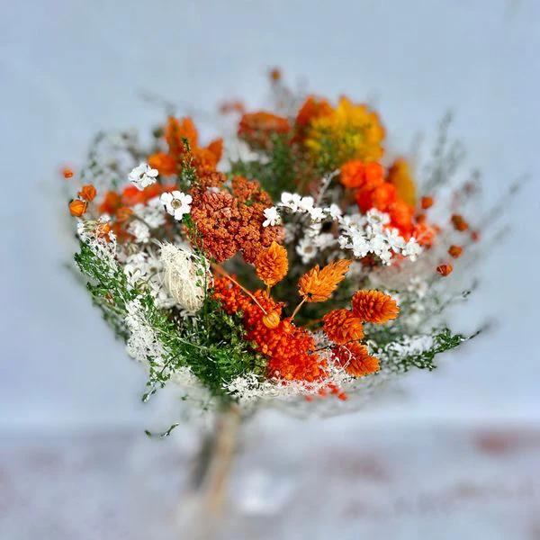 BOUQUET DE FLEURS Séchées BOHEME Orange – Image 3