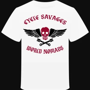 T-Shirt " Cycle savages" world nomads