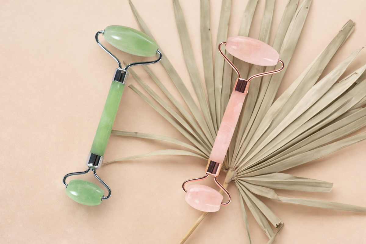 Roller facial en pierre naturelle de jade – Rituel beauté NILDOR – Image 4