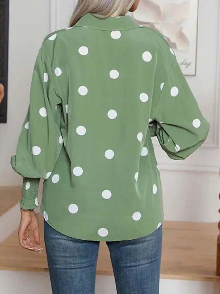 Chemise à pois blanc – Image 5