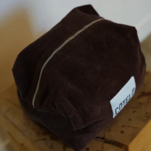 TROUSSE DE TOILETTE XL - CHOCOLAT