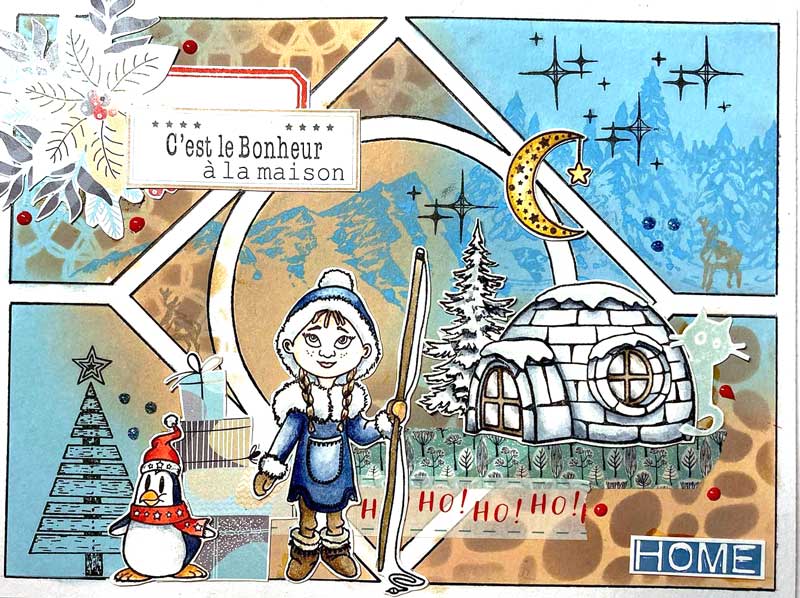 Tampons Transparents Noël Givré – Image 3