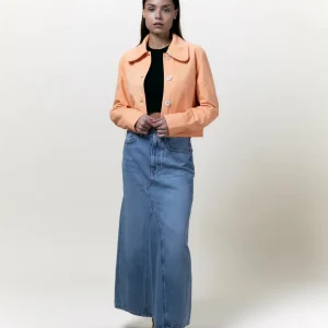 VESTE DAISY TOILE PÊCHE