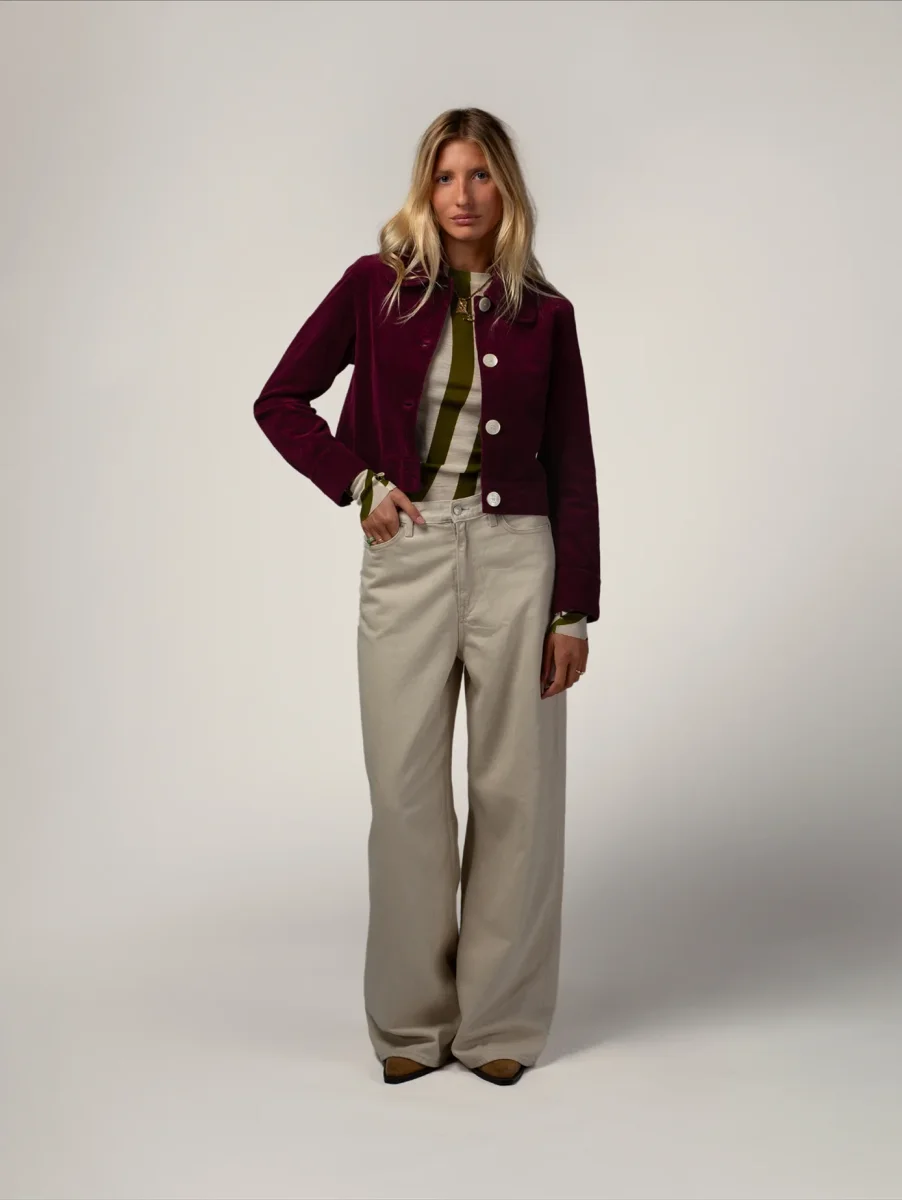 VESTE DAISY PRUNE – Image 4