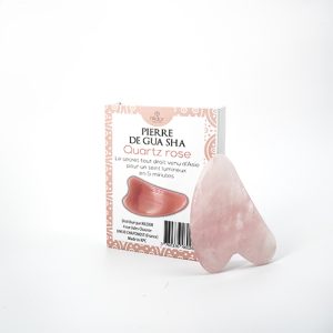 Pierre gua sha quartz rose