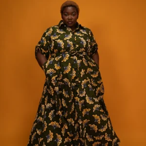 Robe chemise Emma - Longueur MAXI