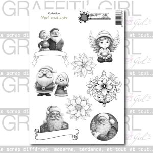 Die-cut Noël enchanté